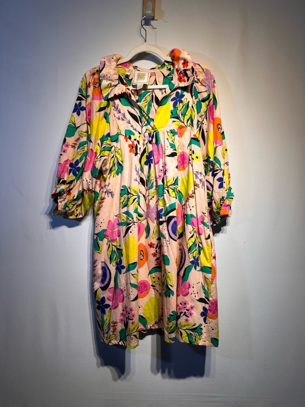 Emily McCarthy Colorful Floral Pop Art Tunic Dress